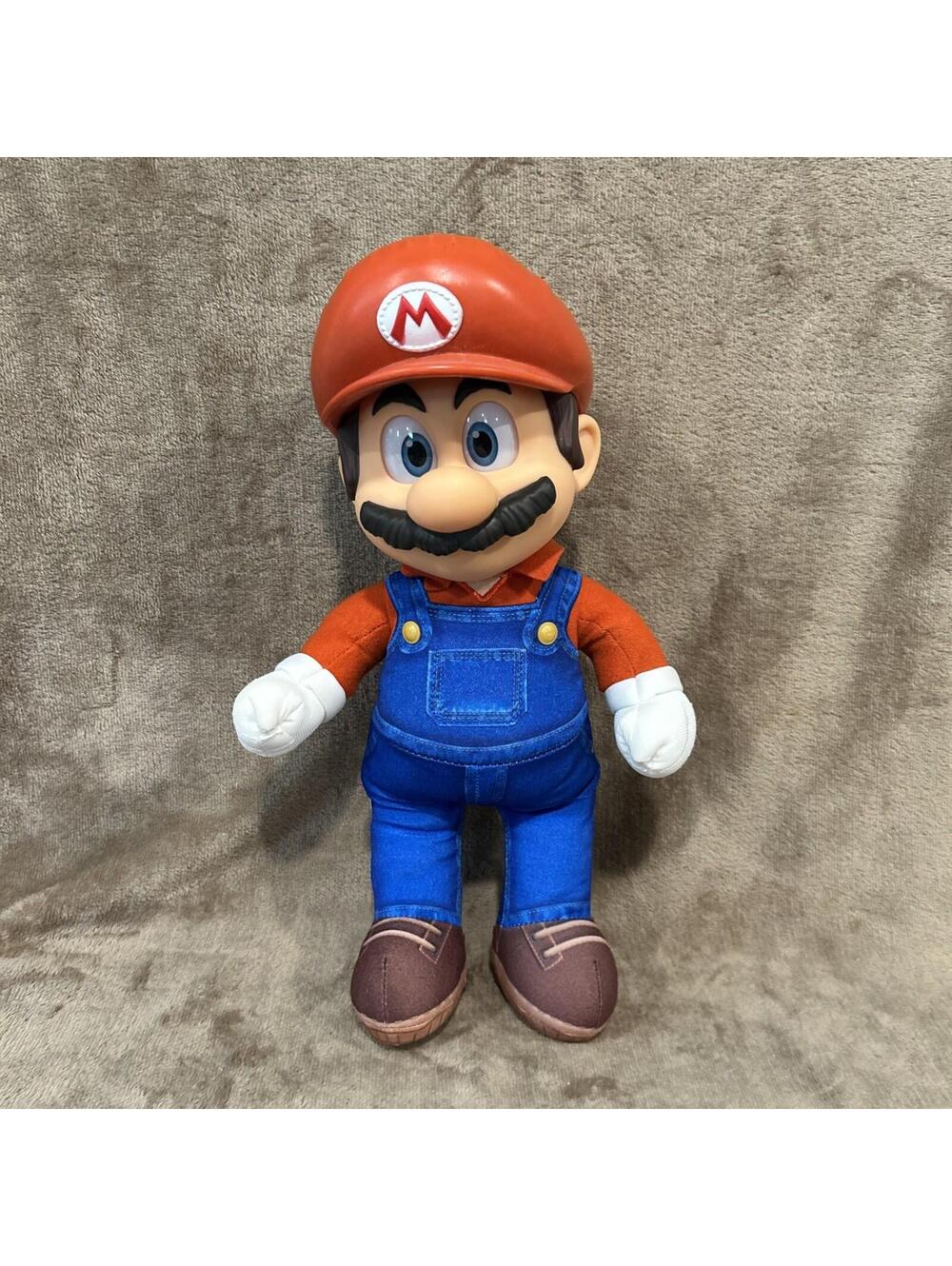 Nintendo 14” The Super Mario Movie 2023 Plush Poseable Jakks Pacific Figure Toy